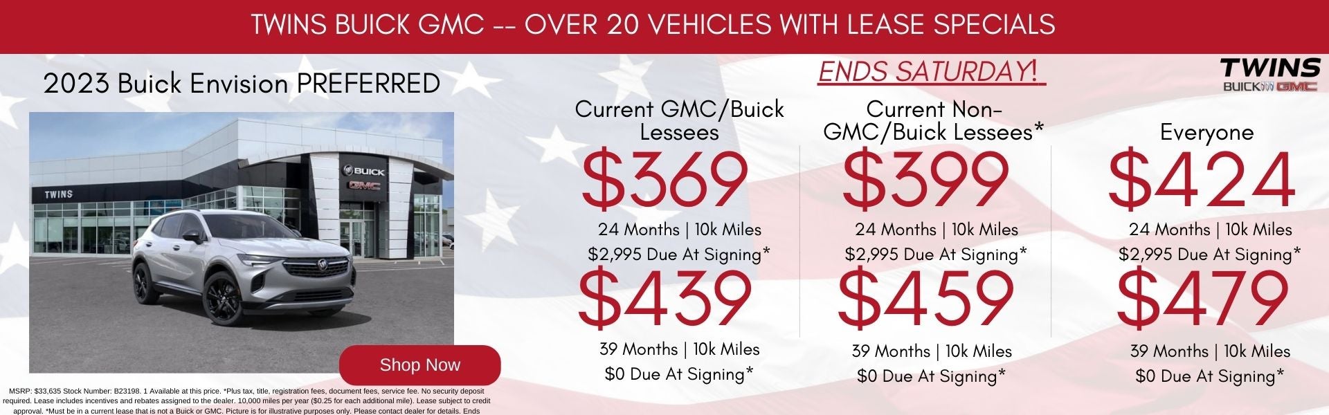 Buick Envision Lease Special